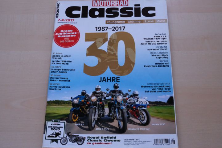 Deckblatt Motorrad Classic (07/2017)